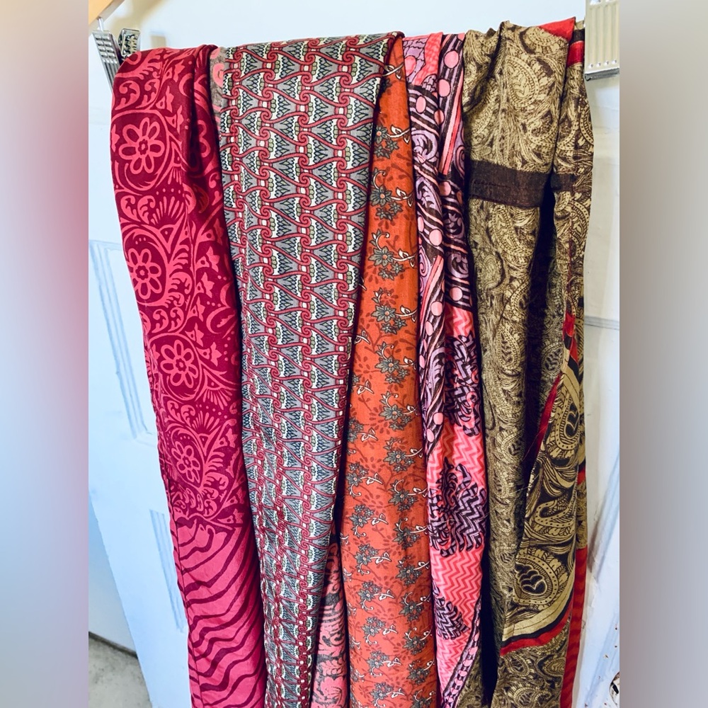 Indian Silk Curtains NWT